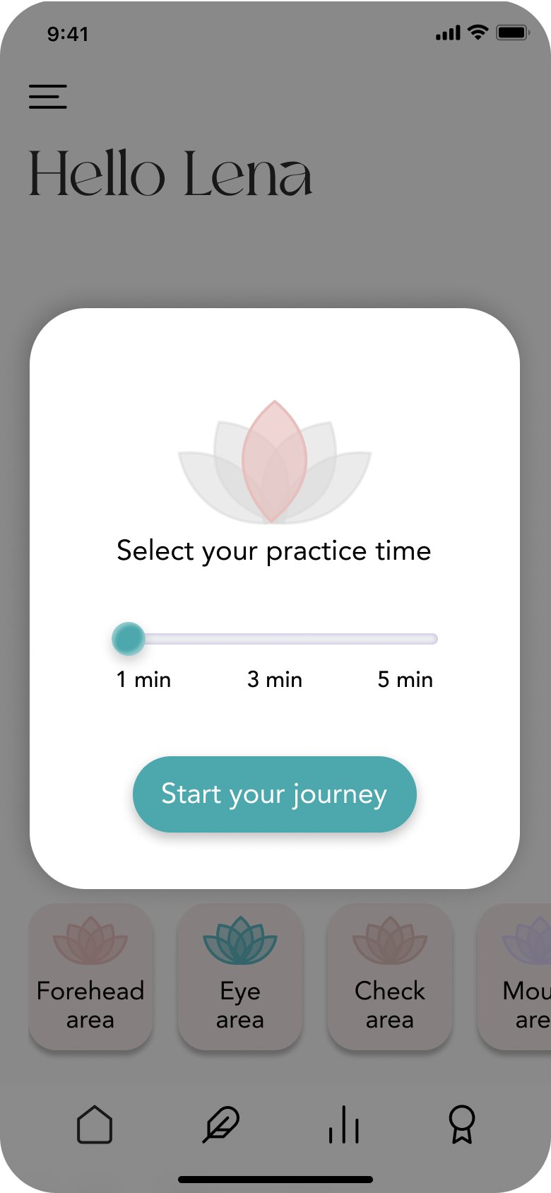 Visoby practice time selector